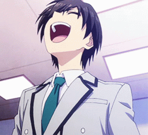 Gif animé rire manga